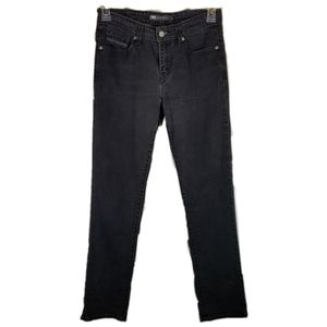 @Levi's Womens Jeans Sz 6 Mid Rise Skinny Black